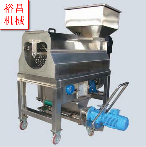滚筒式葡萄除梗破碎机